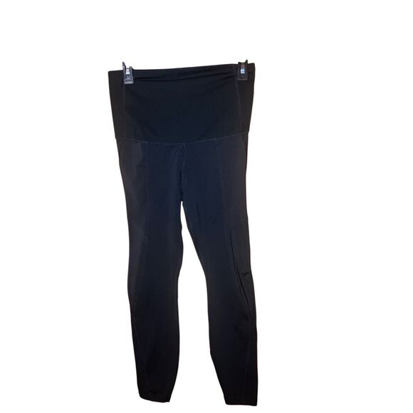 390. Gap sculpt maternity black leggings size small - Picture 1 of 2